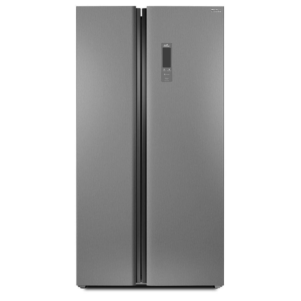 Geladeira/refrigerador 437 Litros 2 Portas Inox Side By Side - Philco - 110v - Prf533i
